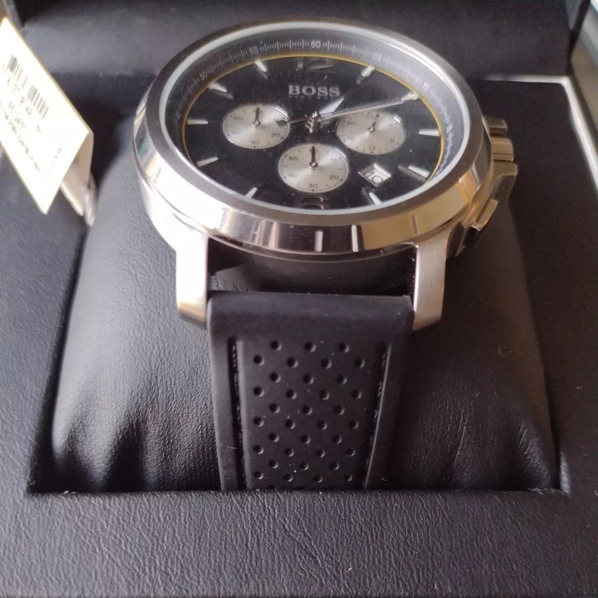 Hugo boss silicone strap watch deals