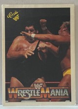 1990 Classic WWF #28 Wrestle Mania NS3