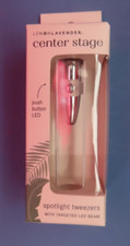 Lemon Lavender Center Stage Spotlight Tweezers with Targeted LED Light NEW