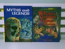 Lot of 2x Brimax Books HC Fantasy Books: Witches, Goblins, Myths and Legends!