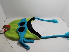 NWT Teenage Mutant Ninja Turtles Leonardo TMNT Mask Knit Beanie Hat
