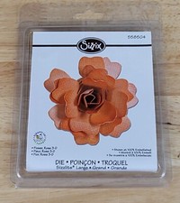Sizzix Die ROSE FLOWER 3-D 558504 Sizzlits