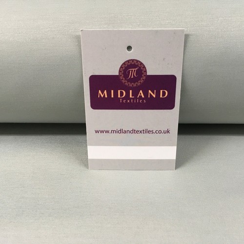 £5.99 Plain Grey Stiff Cotton Poplin fabric 110cm Wide M1130 Mtex - Picture 2 of 11
