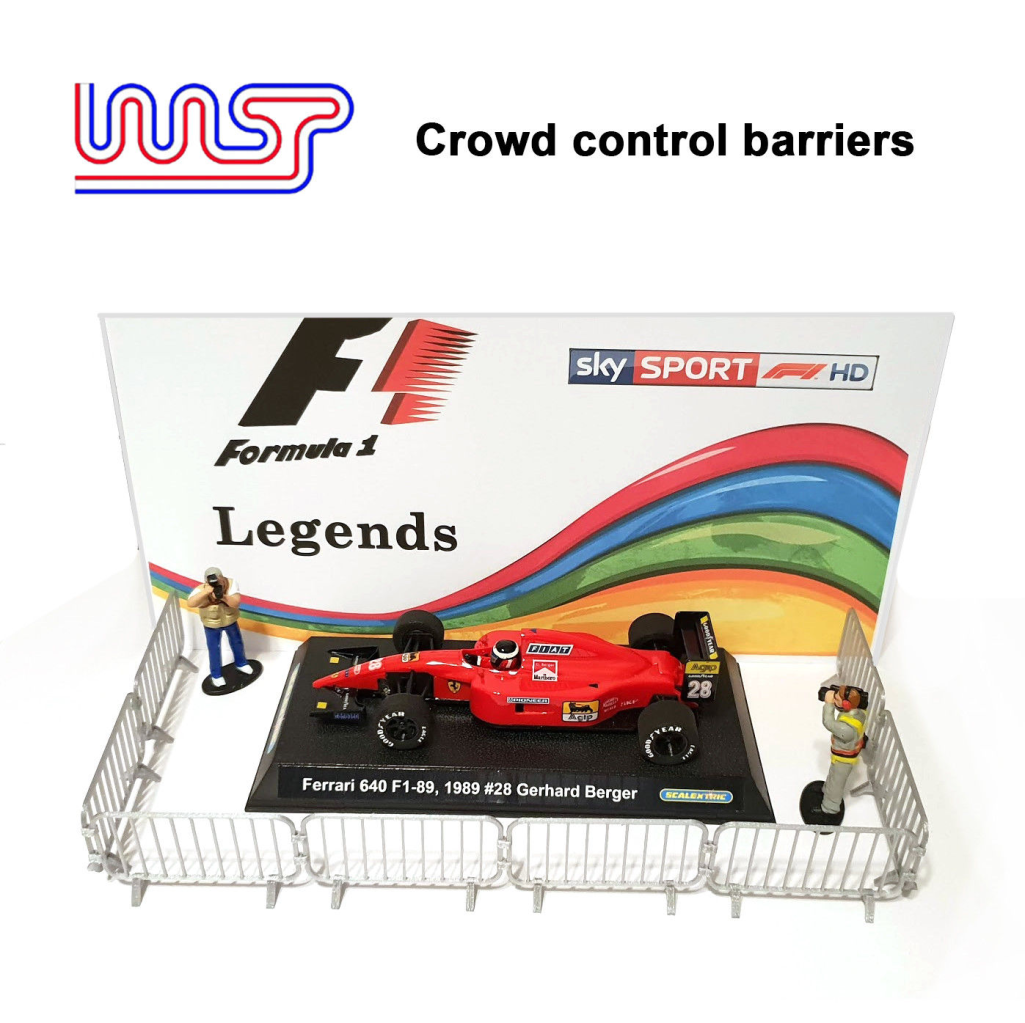 Realistic Figures for Slot Car Racing Tracks, Pit Lane and Spectator