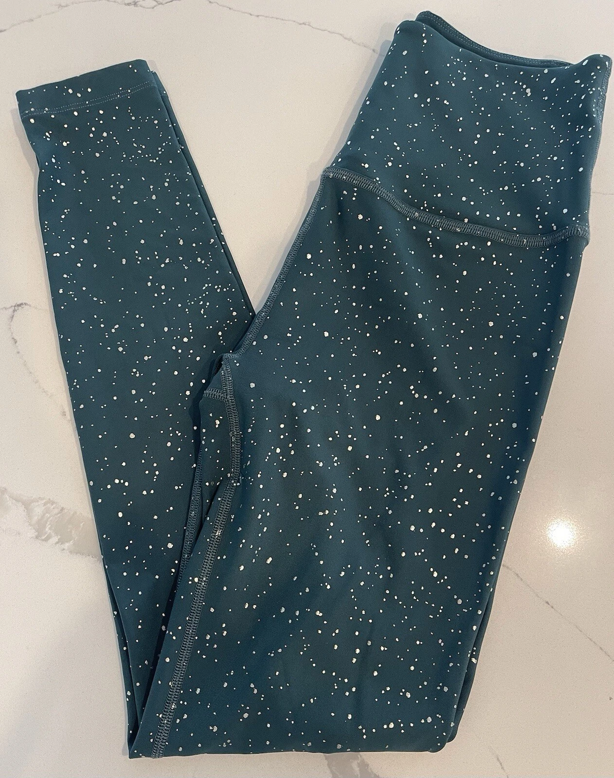 beyond-yoga alloy sparkle high waisted 7/8 leggings