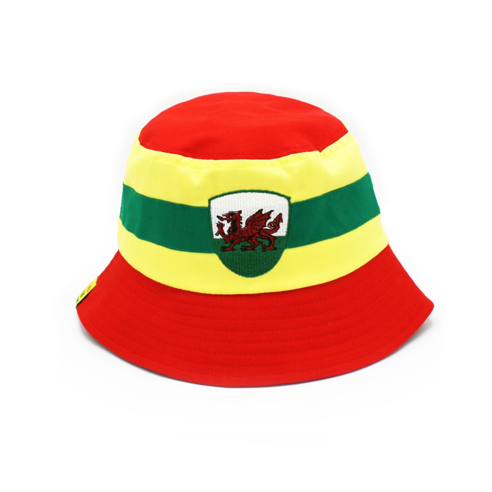 WELSH REVERSIBLE BUCKET HAT Wales Yma O Hyd EUROS World Cup Wales Adult