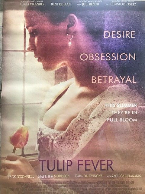 Tulip Fever DS ROLLED ORIG MOVIE POSTER
