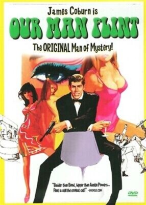 OUR MAN FLINT New Sealed DVD James Coburn Rare Out of Print OOP Lee J. Cobb