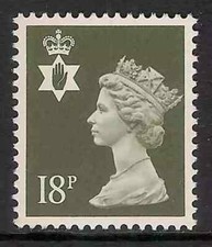 Northern Ireland 1987 NI46 18p litho phosphorised paper Regional Machin MNH