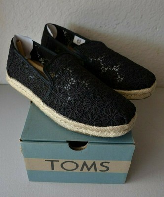 black floral lace women's deconstructed alpargatas