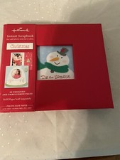 Hallmark Christmas  Tis The Season Instant Scrapbook Album 6x6 Pages NWT