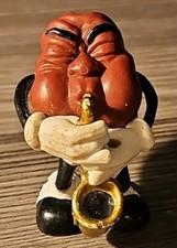 Vintage 80  s California Raisins Saxophone Sax Figure Toy Figurine 1987 1988