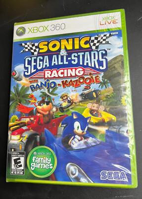 XBOX 360 - SONIC & SEGA ALL-STARS RACING Brand new Original Xbox Seal