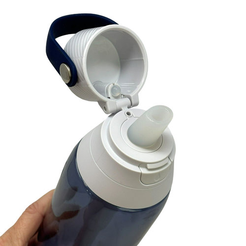 BRITA Bottiglia Acqua Filtrata Isolata Blu con Cannuccia Portatile Senza BPA - Foto 2 di 5