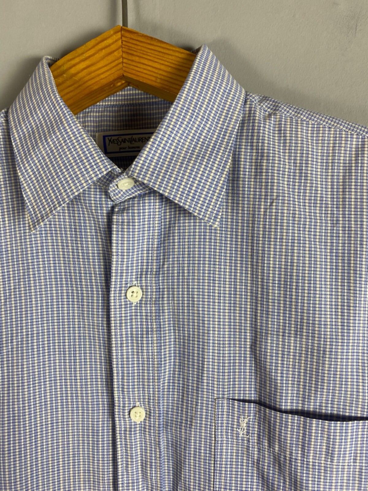 camicia uomo Yves Saint Laurent vintage anni 90 YSL taglia media
