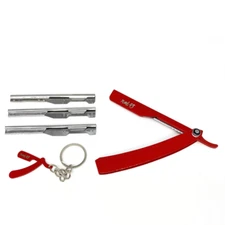 TOMB45 TRIPLE CARTRIDGE RAZOR HOLDER red