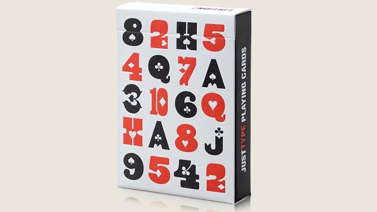 Just Type V2 Playing Cards, A Great Gift for Poker Players and Collectors