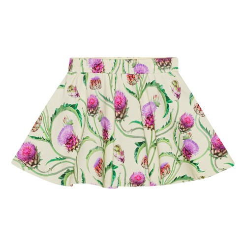 MOLO FLORAL BARBERA FLORAL ARTICHOKE YELLOW PULL ON ELASTIC SKIRT 13-14 - Picture 3 of 17
