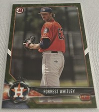2018 Bowman Baseball Prospects Forrest Whitley Houston Astros Camo Parallel #147