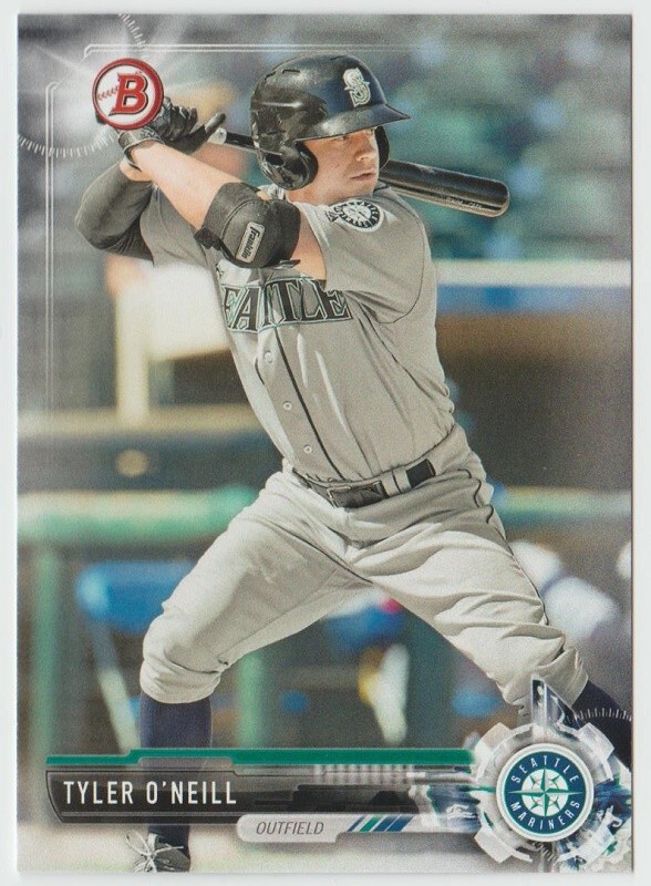 2017 Bowman Prospects BP24 Tyler O'Neill Seattle Mariners eBay