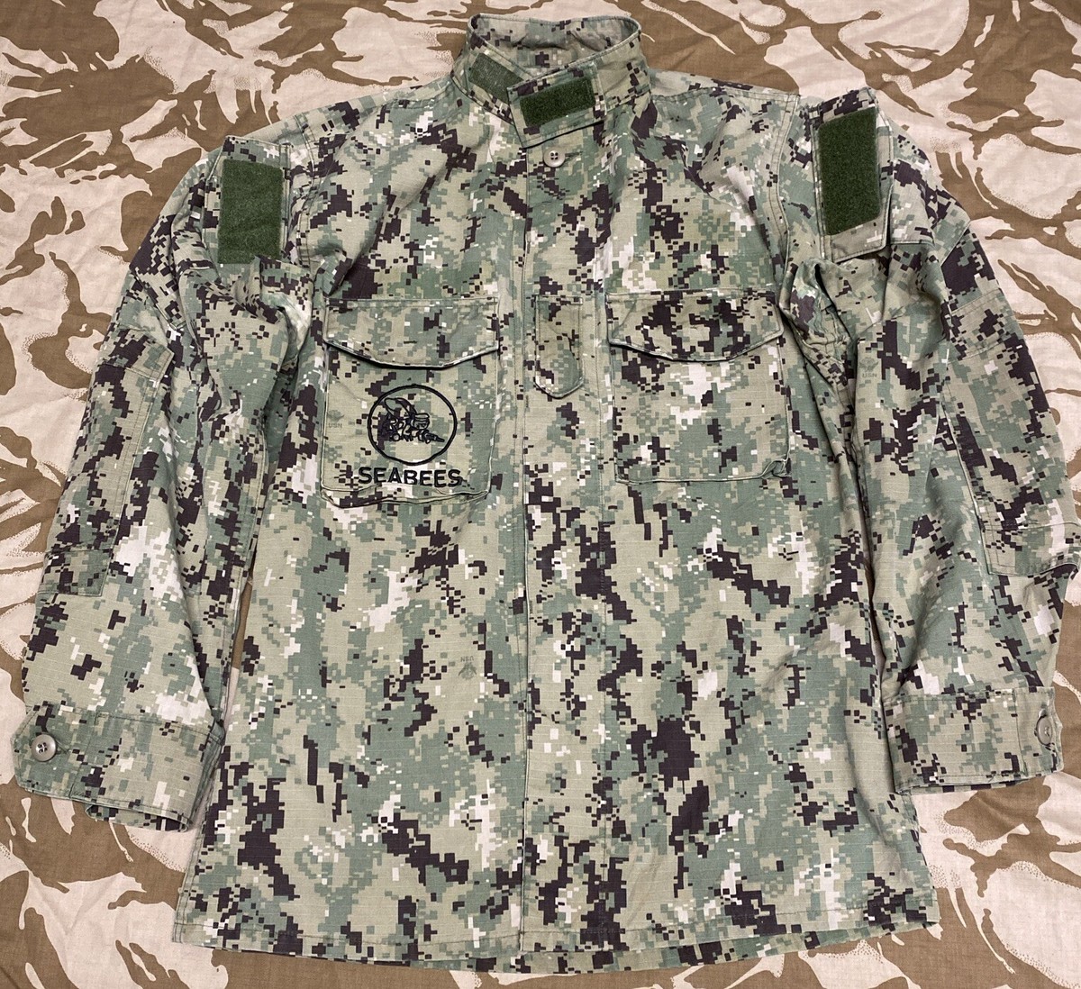 米軍実物 USED NAVY ＮＷＵ AOR2 トラウザー　M-L　471 米軍実物 USED NAVY NWU AOR2 トラウザー M-L 471 - メルカリ