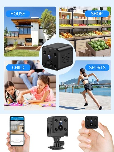 5MP WiFi Mini IP Camera 3000mAh Battery Home Security Cam Night Vision Video A - Picture 17 of 26