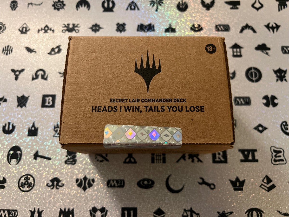 マジック：ザ・ギャザリング Secret Lair HEADS I WIN, TAILS YOU LOSE MTG Secret Lair Starter Kit: Commander Deck Builder - Heads