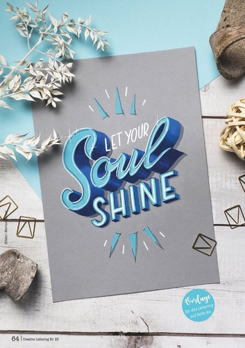 Creative Lettering 23/2022 über 30 Handlettering Inspirationen und Ideen - Bild 12 von 12