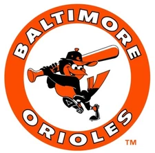 Baltimore Orioles Logo - Die Cut Laminated Vinyl Sticker/Decal MLB