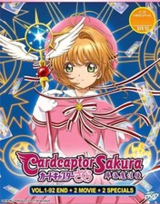 CARDCAPTOR SAKURA Season 1 - 4 + 2 Movies + 2 Special w/ Dual Audio