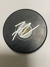 Frank Vatrano Signed Anaheim Ducks Hockey Puck Autographed b