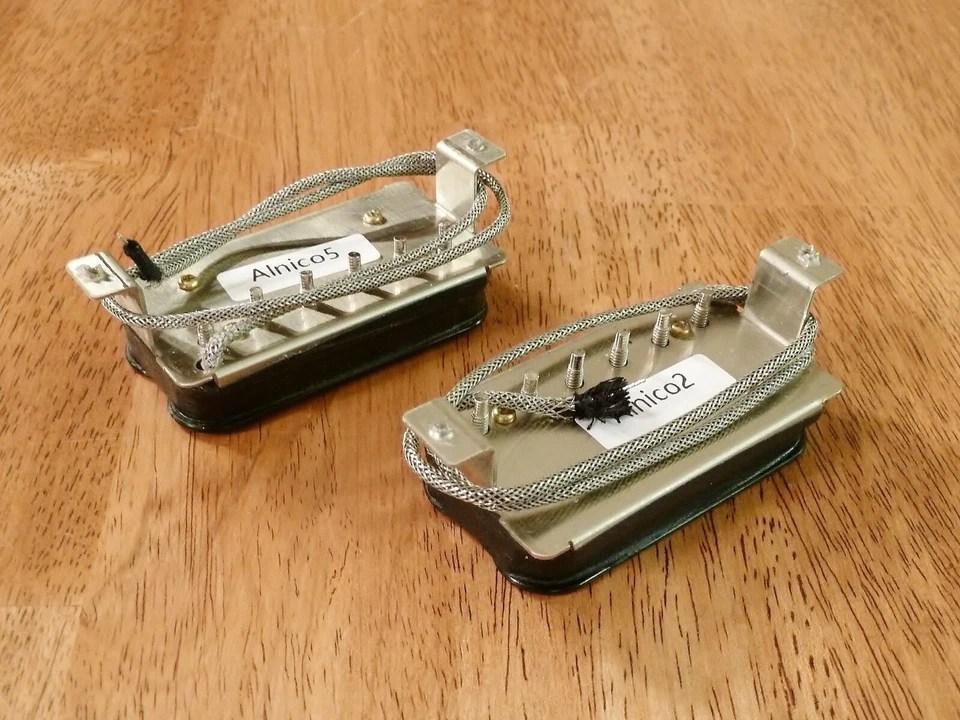 КОНЦЕПЦИЯ ПОЛЬЗОВАТЕЛЬСКИЙ HOT ХАМБАКЕР ЗВУКОСНИМАТЕЛЬ КОМПЛЕКТ ЧЕРНЫЙ ALNICO 5 И 2 МАГНИТЫ - Изображение 2 из 2