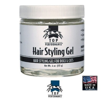 Top Performance HAIR STYLING GEL for DOG CAT Water-based Formula*SAFE For PETS
