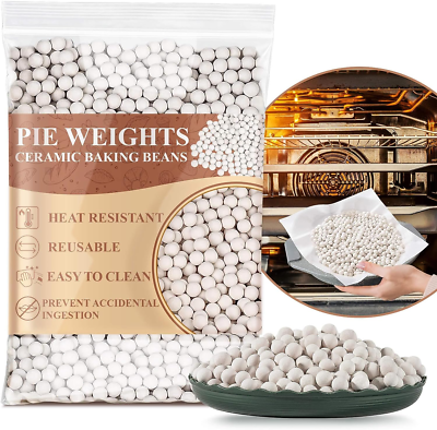 #ad 1LB Pie Weights for Baking Pie Crust Weights Ceramic Pie Weights Baking $7.62