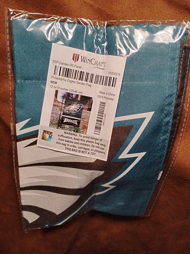 NFL Philadelphia Eagles Garden Flag Double Sided NFL Eagles Premium Yard Flag - Picture 2 of 4