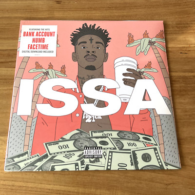 21 SAVAGE - ISSA - VINYL 2x LP ALBUM - New & Sealed - Bank Account Numb Facetime