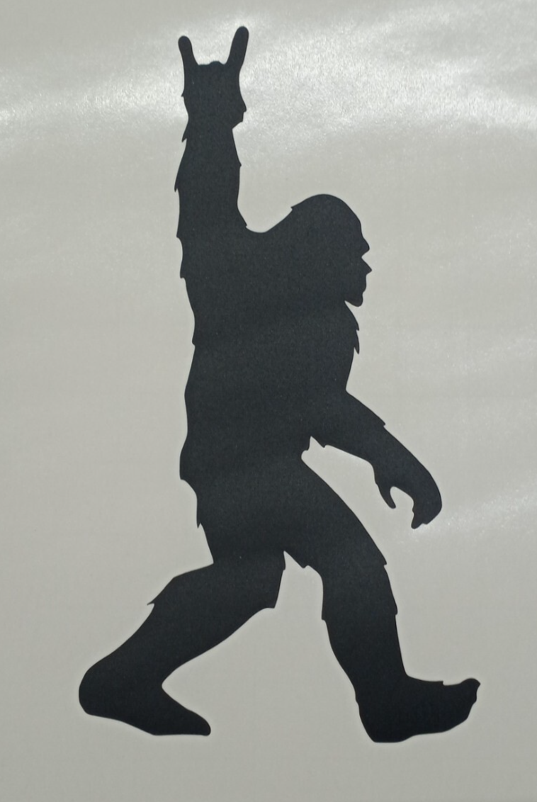 US Forest Service Sasquatch Sticker - 4 Inch Waterproof Vinyl Bigfoot Decal For Laptop & Water Bottle