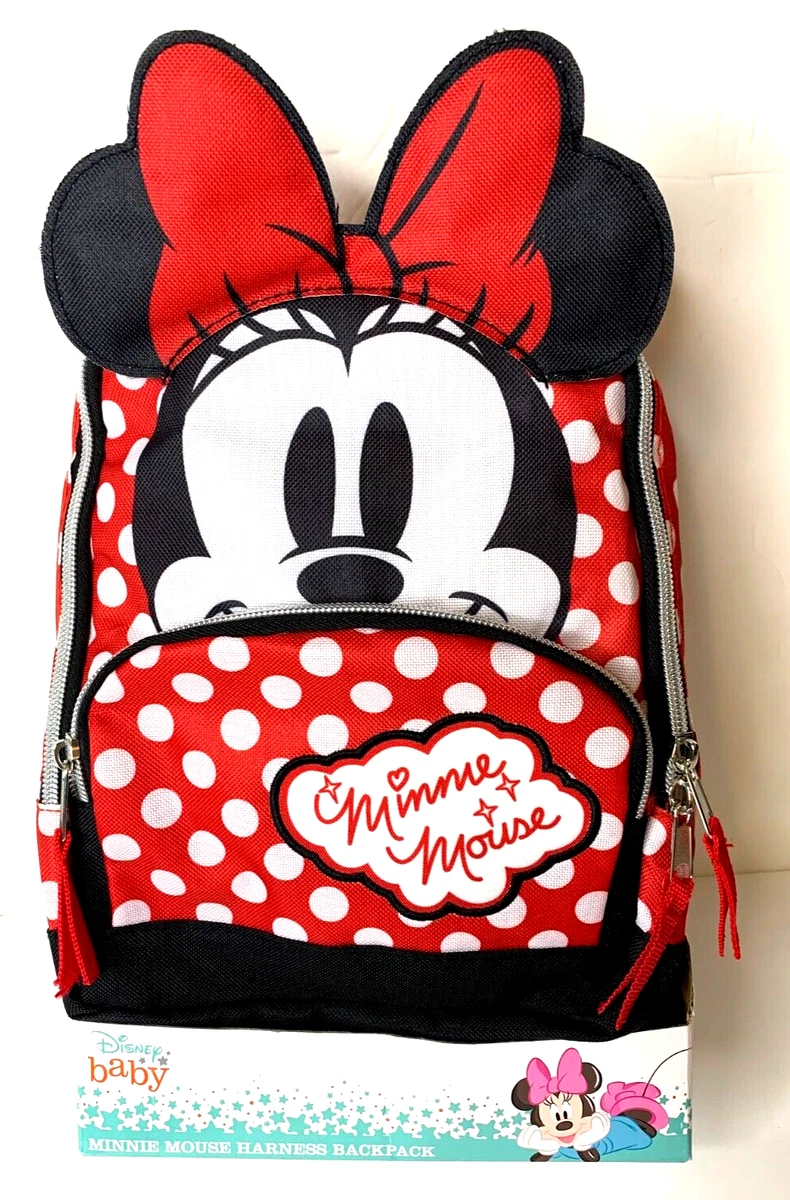 Disney Minnie Mouse Mini Harness Backpack with Removable Tether