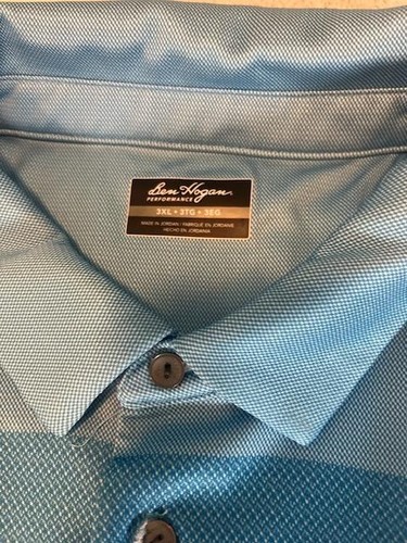 Ben Hogan Polo Shirt Mens 3XL Striped Performance Golf Short Sleeve Athletic - Picture 4 of 5