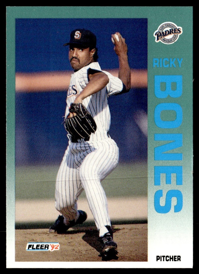 1992 Fleer Ricky Bones San Diego Padres #600