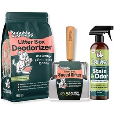 Litter Box Deodorizer - Cat Litter Deodorizer Non and Safe for Kittens - Inst...