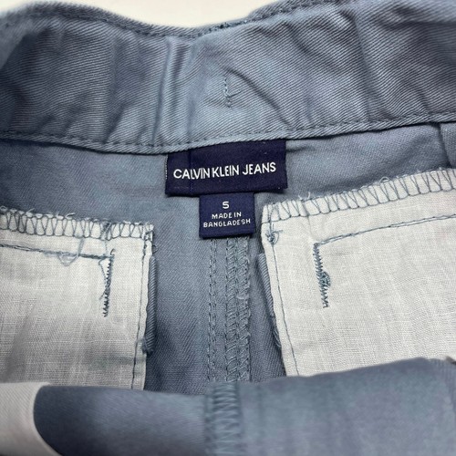 Calvin Klein Jeans Blue Cotton Casual Summer Chino Shorts New Boys 5 - Picture 6 of 8