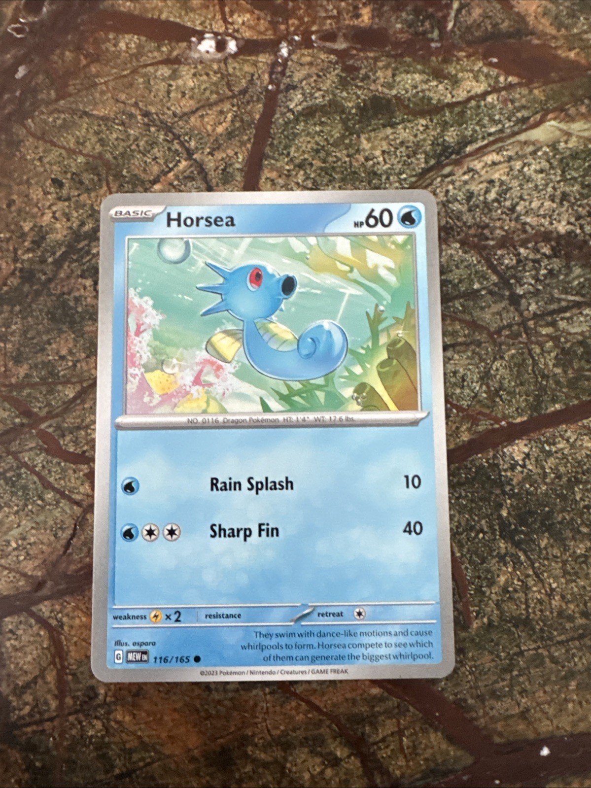 Horsea 116/165 Sv: Scarlet & Violet 151 Regular
