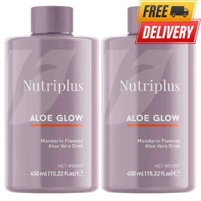 X2 Farmasi Nutriplus Aloe Glow Mandarin 900ml - exp 07/2027