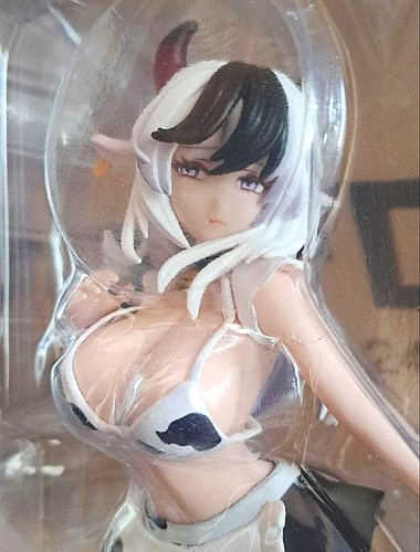 Super cute Cow print bikini (black) beautiful girl figure 25cm Japanese