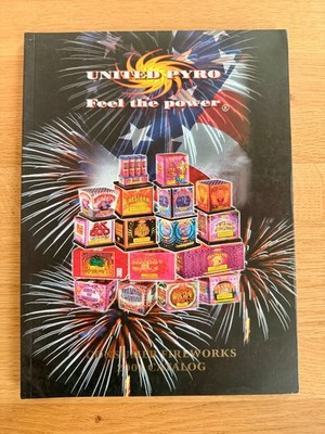 Alter UNITED PYRO Katalog 2004 USA 67 Seiten Silvester Fireworks Feuerwerk