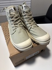 Palladium Pampa Hi Organic II Eucalyptus Boots Men 9 New Canvas