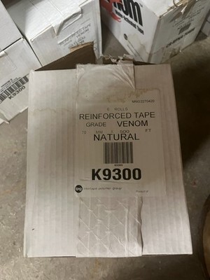 VENOM WATER ACTIVATED TAPE K9300 70MM X 500FT (6 ROLLS PER CASE)