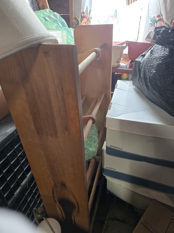 Wooden VHS rack