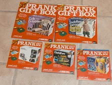 Prank GIft boxes set of 5 ,large medium New sealed.